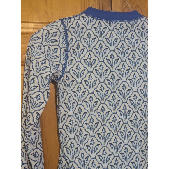 Cabana Life Girls Rash Guard Size 10 Swim Shirt Blue Embroidered Long Sleeve - Picture 13 of 15